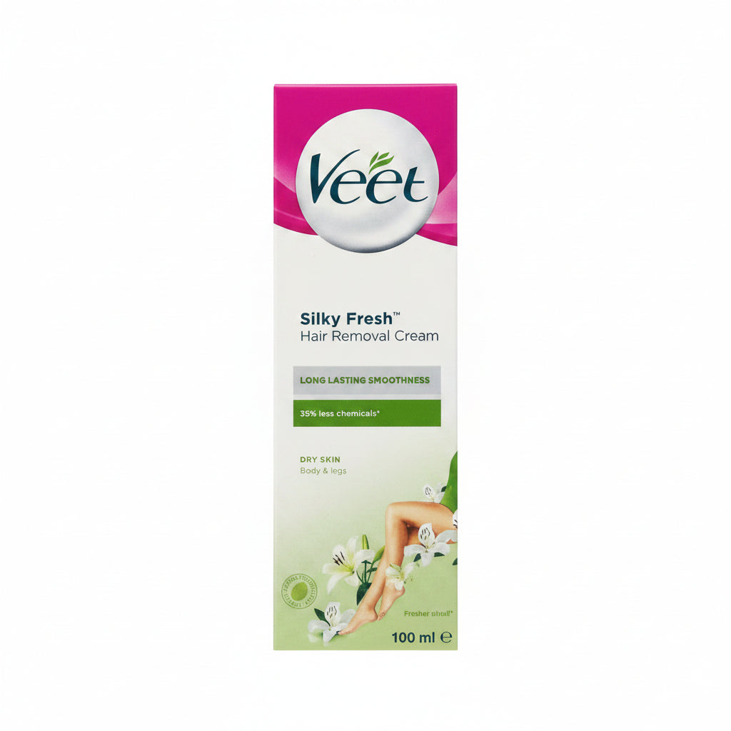 Veet - SILKY FRESH - Hair Removal Cream - Dry Skin - 100ml