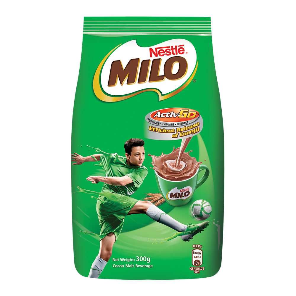 Nestle Milo - Chocolate - Energy Drink - Soft Pack - 300 gm - 24 pcs