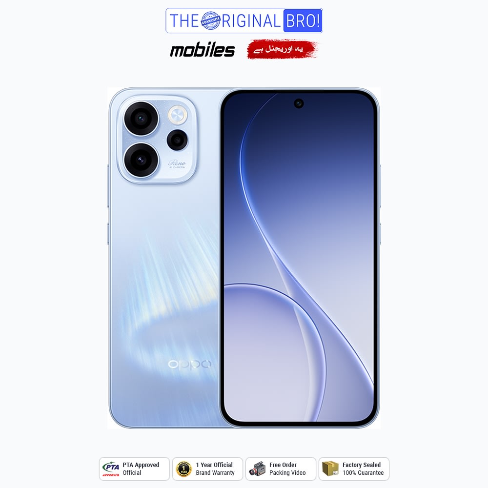 Oppo Reno 15F 5G | 8GB - 256GB | PTA Approved | 1 Year Official Warranty | Factory Sealed | The Original Bro Mobiles