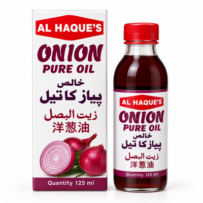 Al Haques - ONION OIL 125ml (6 bottles)