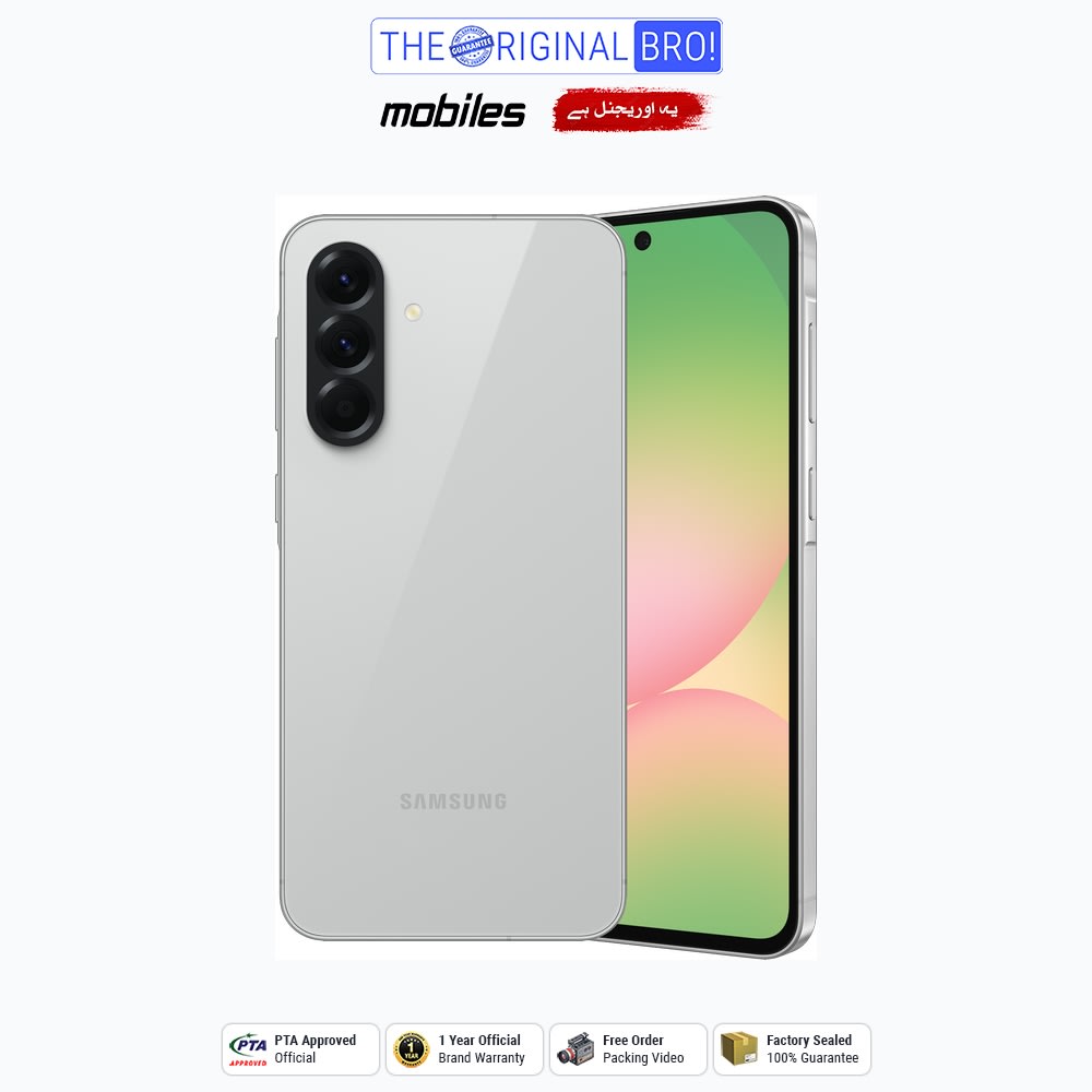 Samsung Galaxy A56 5G | 8GB - 256GB | PTA Approved | 1 Year Official Warranty | Factory Sealed | The Original Bro Mobiles
