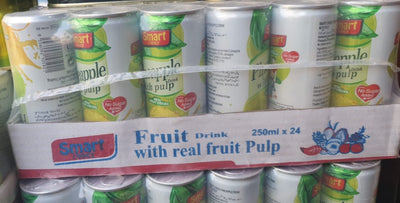 Smart Choice - Apple Fruit Drink With Pulp - No Added Sugar - 250ml - 24 Pcs