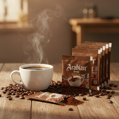 Arabian Brew - Classic Coffee - Instant - Sachets - 2gm -  (1 Carton - 600 Pcs)