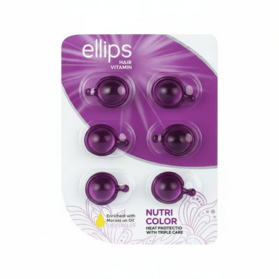 ellips - HAIR VITAMIN - NUTRI COLOR- 1ml X 6 Capsules Blister