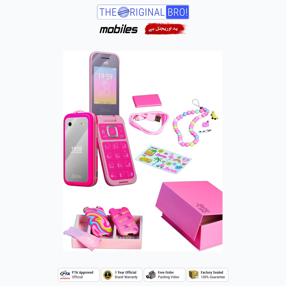 HMD Barbie | PTA Approved | 1 Year Official Warranty | Factory Sealed | The Original Bro Mobiles