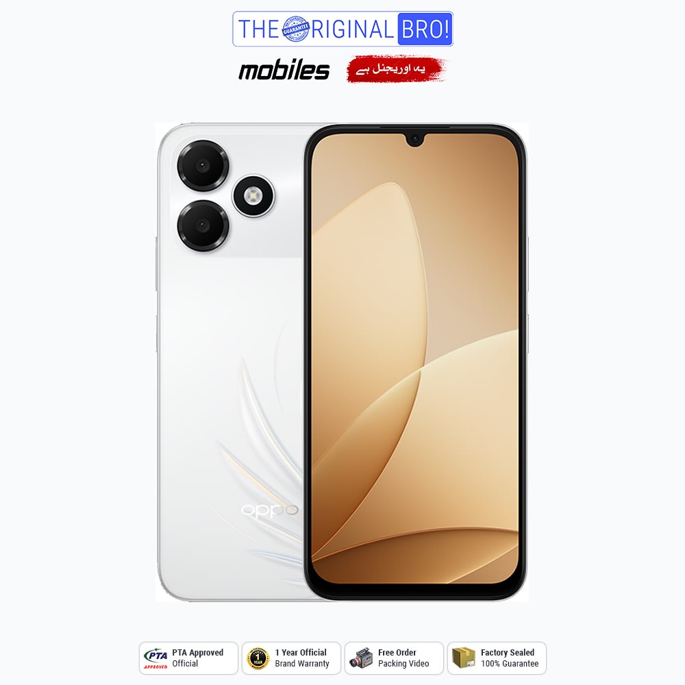 Oppo A6c | 4GB - 64GB | PTA Approved | 1 Year Official Warranty | Factory Sealed | The Original Bro Mobiles