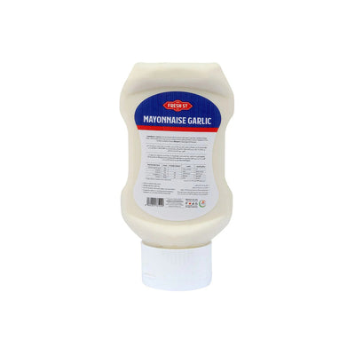 Fresh St - Mayonnaise Garlic - Sauce - PET Bottle - 11oz / 300g - Aioli Style Mayo