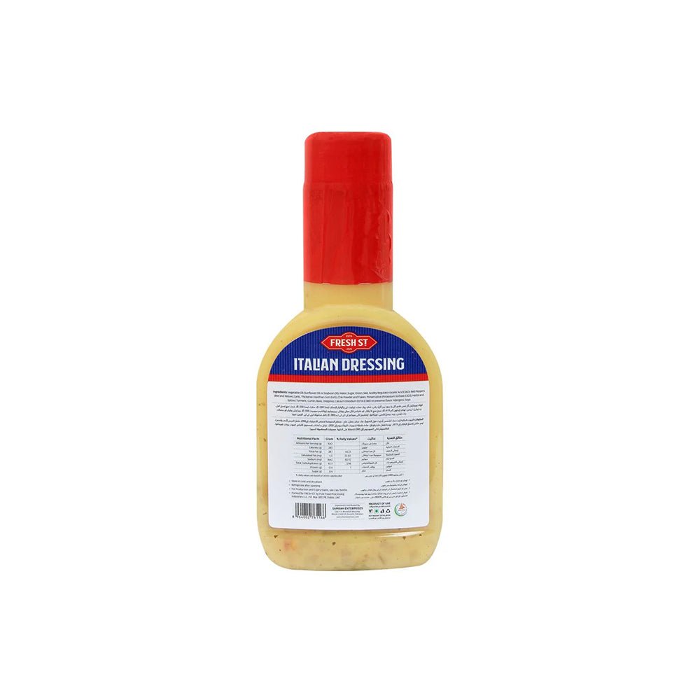 Fresh St - Italian Salad Dressing - Dressing - PET Bottle - 237ml - Herbaceous Dressing