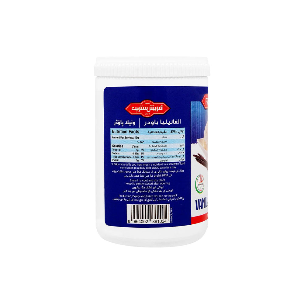 Fresh St - Vanilla Powder - Baking - Canister / Shaker - 100g - Fragrant Baking Additive