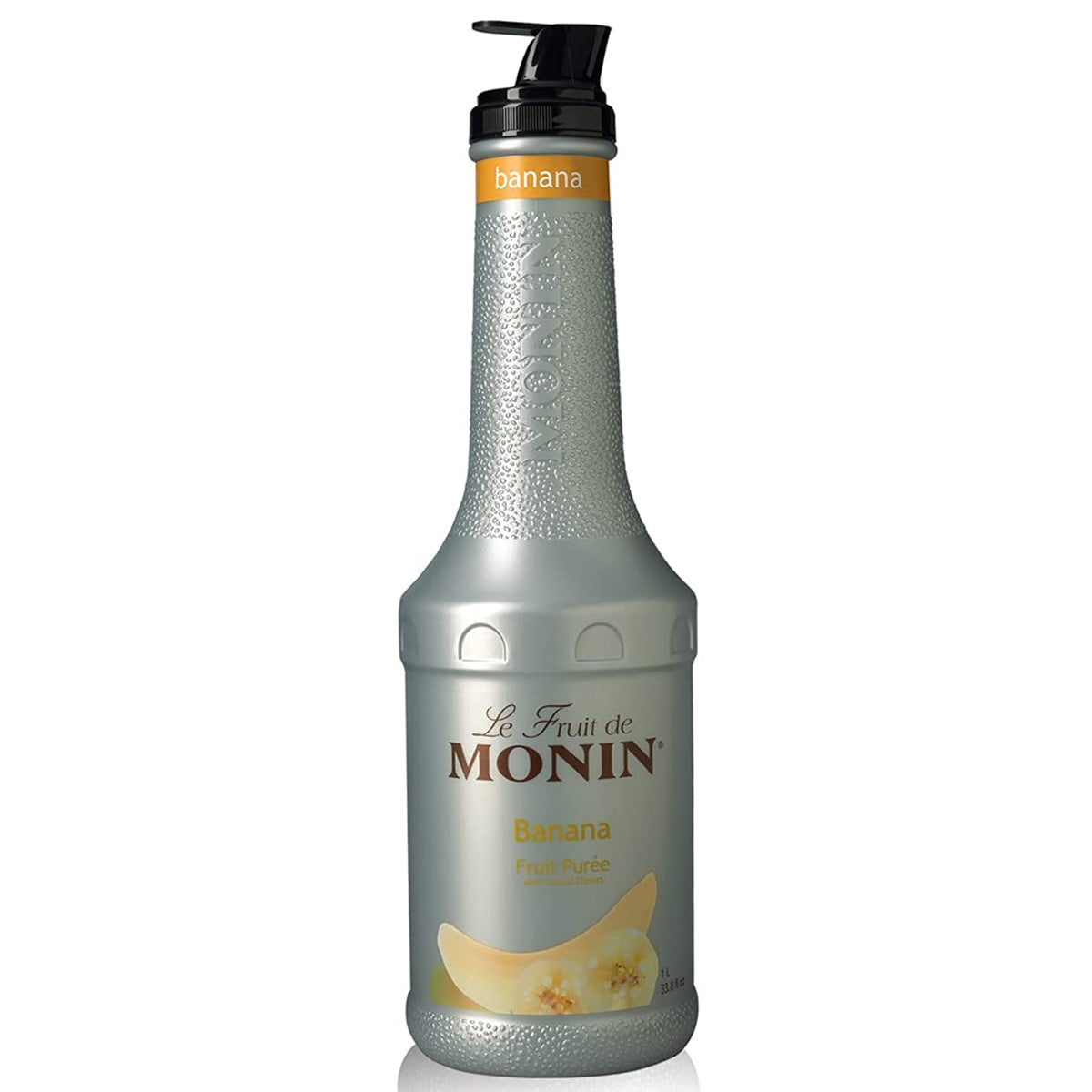 Monin - Banana Purée - Banana Flavor - 1 Liter - Le Fruit De Monin