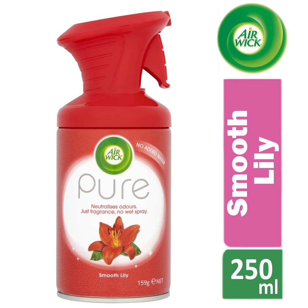 Airwick - Pure - Air Freshener - Smooth Lily - 250Ml - Aerosol Spray