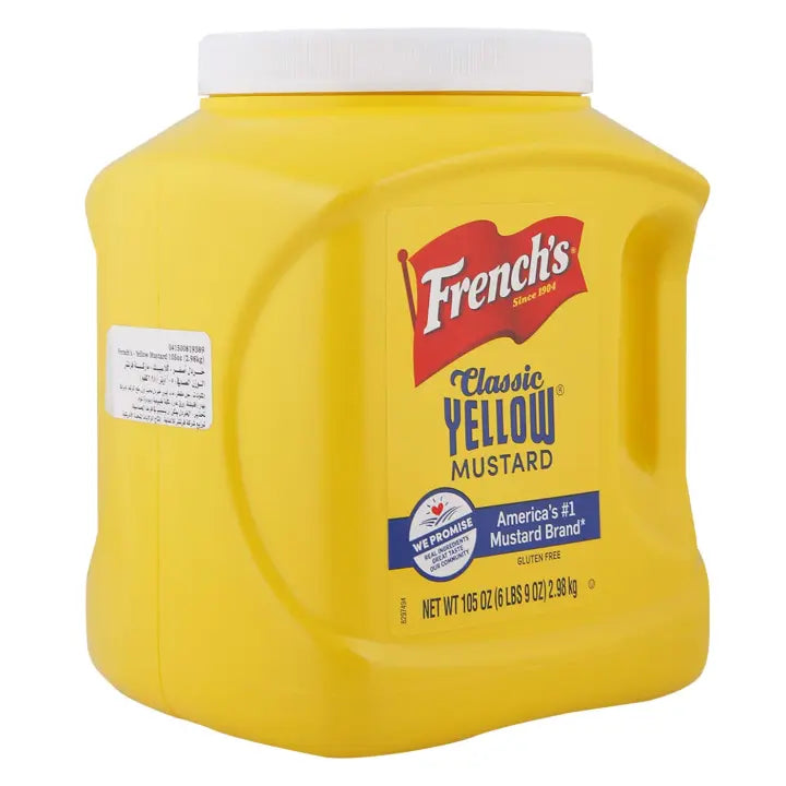 French's Mustard Jar - Classic Yellow - 2.97 KG (105oz) - (Imported)