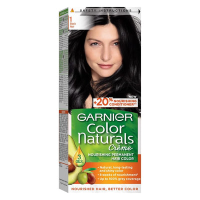 Garnier Color Naturals - HAIR COLOR - Naturals Creme - 1 BLACK (NOIR) - 110 ml