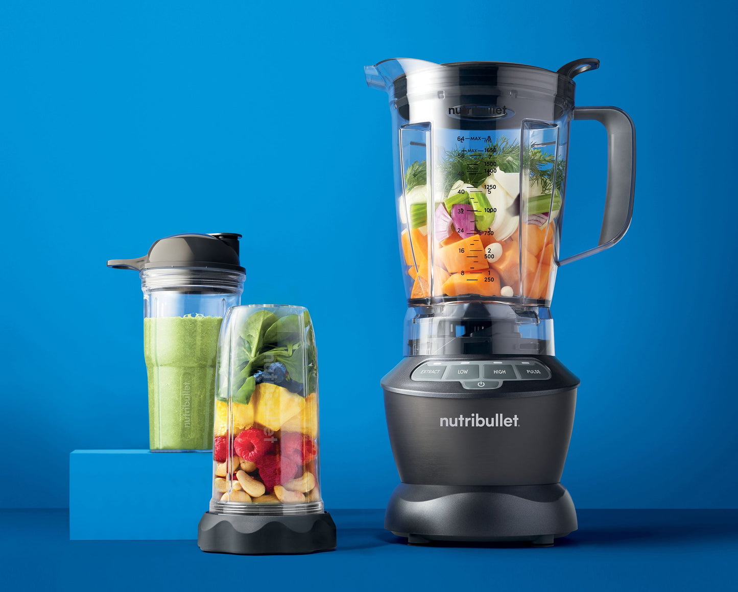 Nutribullet - Fullsize Blender Combo - NBC-1110DG - Versatile Blending - Black - 1 Year Warranty