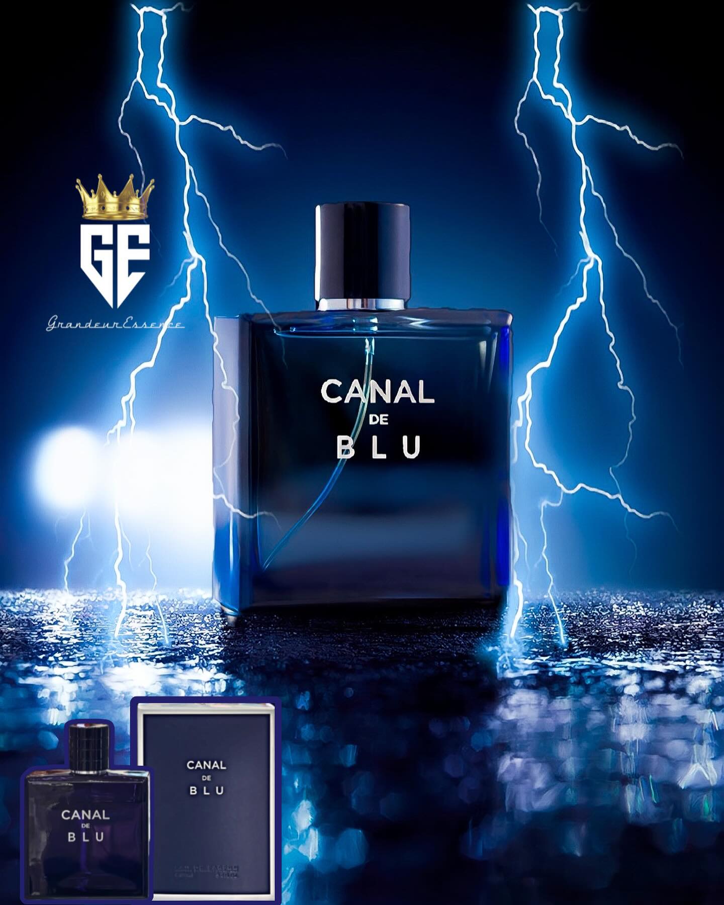 GE (Grandeur Essence) - Canal De Blu - Fragrance - For Men & Women - 100ml