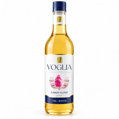 Voglia Candy Floss Syrup 1.05L | Premium Cocktail & Beverage Syrup