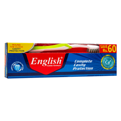 English Complete Cavity Protection Toothpaste - Value Cavity Protection & Fresh Breath - Pack of 12 | Jodiabaazar.com