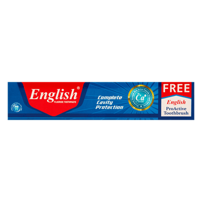 English Complete Cavity Protection Toothpaste - Brush Cavity Protection & Fresh Breath - Pack of 12 | Jodiabaazar.com