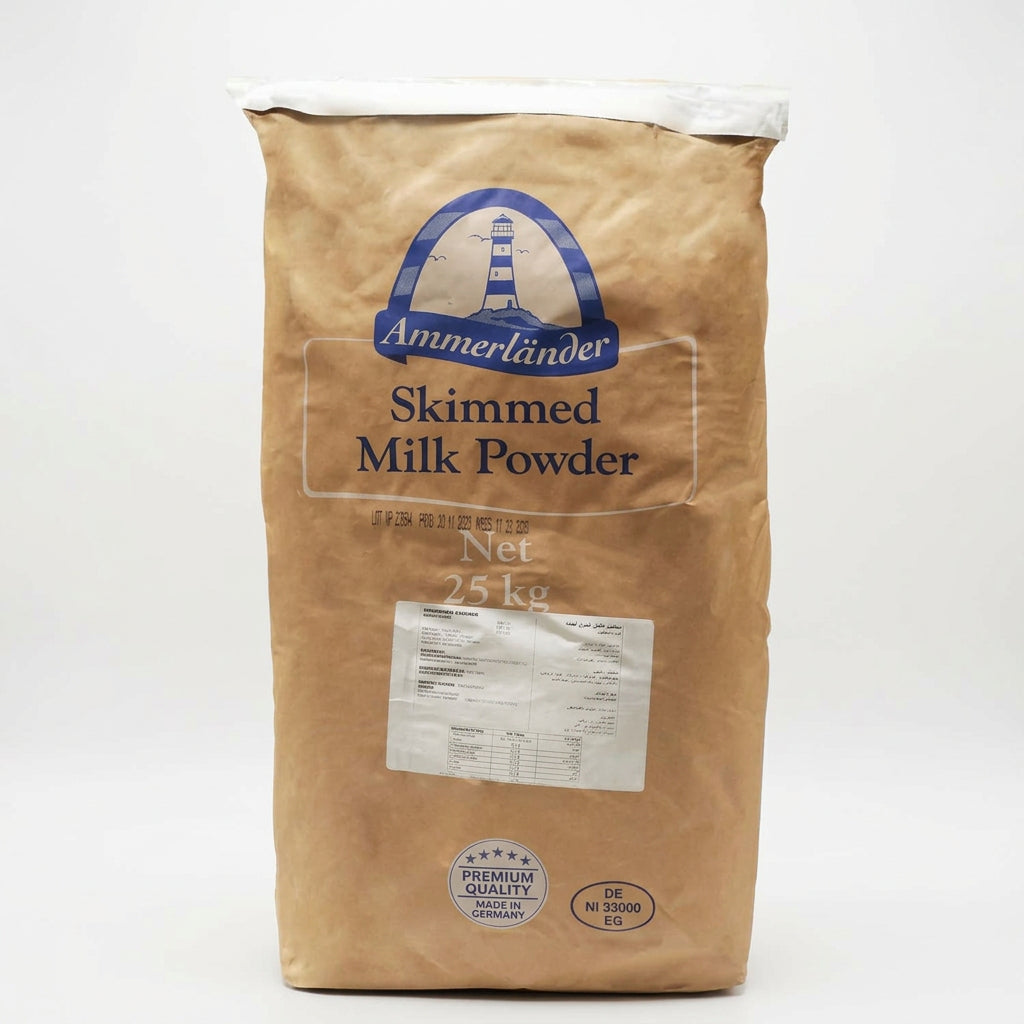 Ammerländer Premium German Skimmed Milk Powder – 25kg Bag (Medium Heat / Halal Certified)