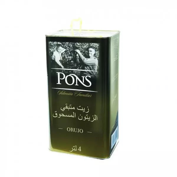 Pons - Traditional Family Selection - Pomace Olive Oil - 4L (4000 ML) - Spain - Orujo