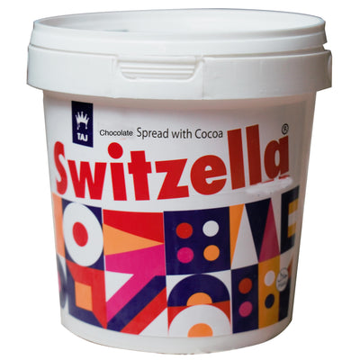 Taj Confectionary - SWITZELLA - Milk Chocolate Spread With Cocoa - 4KG - Bucket