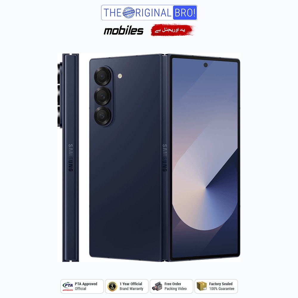 Samsung Galaxy Z Fold 6 5G | 12GB - 512GB | PTA Approved | 1 Year Official Warranty | Factory Sealed | The Original Bro Mobiles