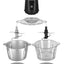NUTRICOOK CHOPPI XXL 2L - 2 BOWLS (SS & GLASS)
