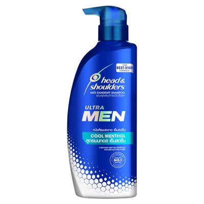Head & Shoulders - Ultra Men - Cool Menthol - Anti-Dandruff Shampoo for Itchy Scalp - 550 ml