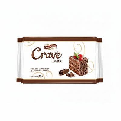 Choco Bliss Crave Dark chocolate bar packaging on a white background