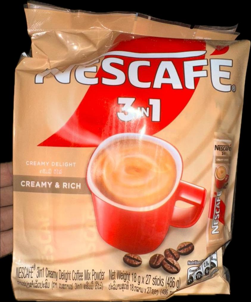 Nestle Nescafe - 3-In-1 Coffee Sachet - Creamy Latte - 17.5g - 27 Count (486g) - Creamy & Rich