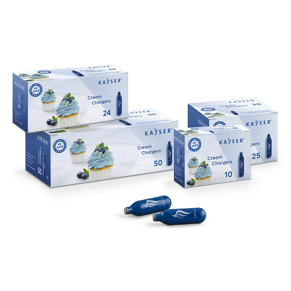 Kayser - Whipper Cream Chargers - 10 bulbs per pack