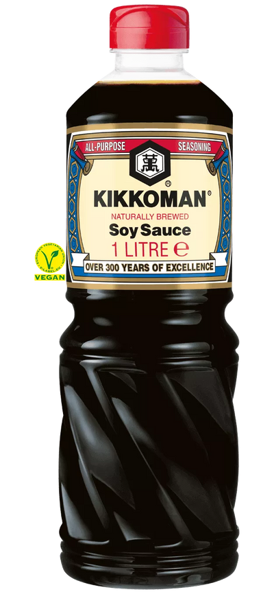 Kikoman - Naturally Brewed Soy Sauce - 1 Liter