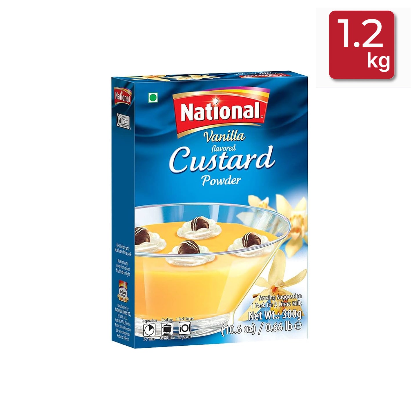 National Foods - Custard Vanilla - 1.2Kg