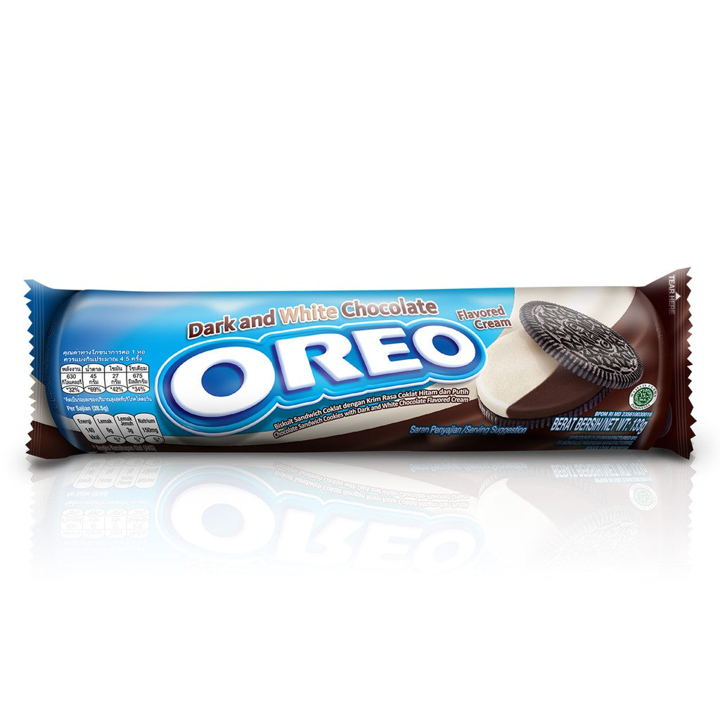 Oreo - Cookies - Dark & White Chocolate Sandwich - 119.6gm - 6 Pack