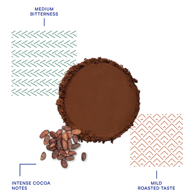 deZaan - 420DP11 - Dutched Cocoa Powder – 10–12% Cocoa Butter - 1 KG (Sample)