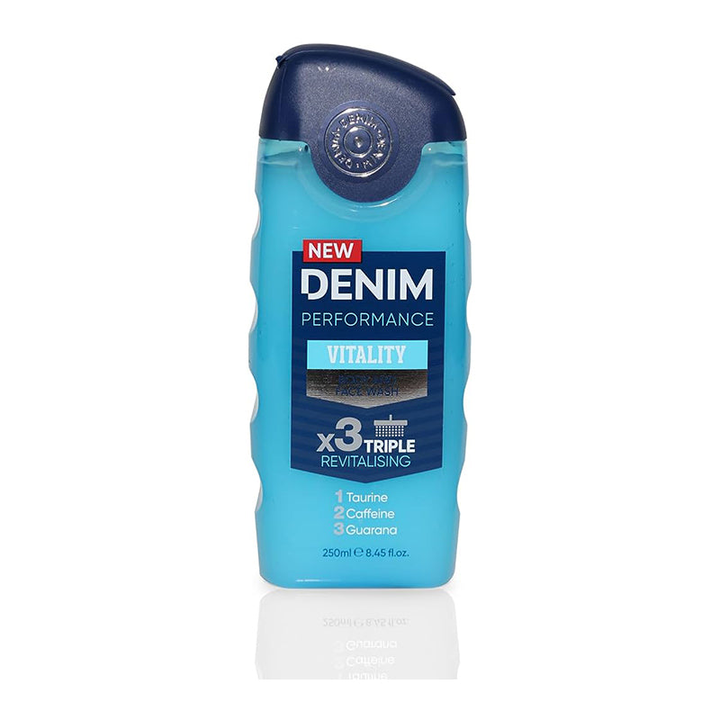 Denim - Performance - Body & Face Wash - Vitality - 250 ML