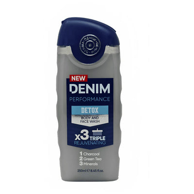 Denim - Performance - Body & Face Wash - Detox - 250 ML