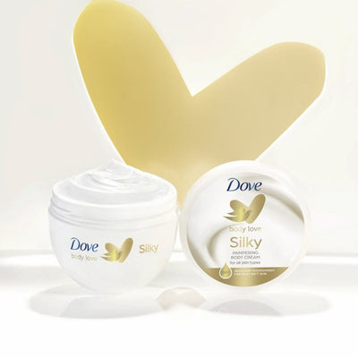 Dove - Silky - Nourishment - Pampering Body Cream - 300ml - With Ceramide Restoring Serum