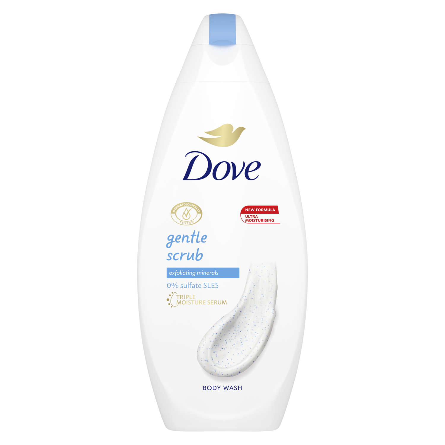 Dove - Gentle Scrub - Body Wash - 500 ml