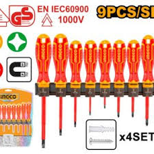 INGCO -  9 Pcs insulated screwdriver set  HKISD0908