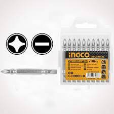 INGCO -  Screwdriver bits ph2+sl6.0.65mm 10 pcs SDB21HL133