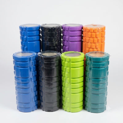 High-Density Grid Foam Roller for Muscle Recovery & Deep Tissue Massage – Multi-Color EVA Fitness Roller