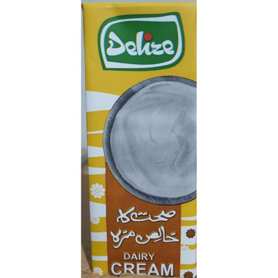 Delize Cream - Pure Milk Cream - 200ml Pack - 24 Count
