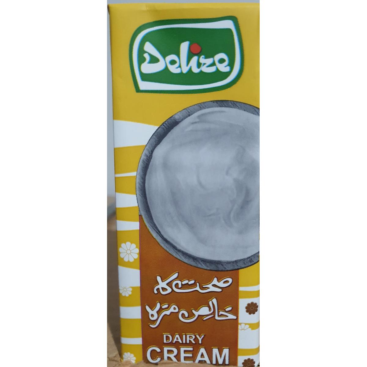 Delize Cream - Pure Milk Cream - 200ml Pack - 24 Count