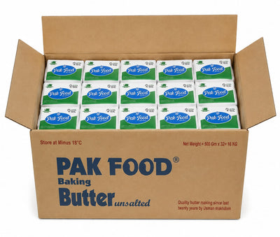 Pak Food Butter 500g Salted/Unsalted 16kg CTN
