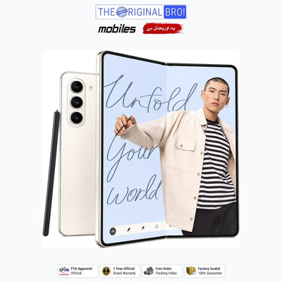 Samsung Galaxy Z Fold 5 5G | 12GB - 512GB | PTA Approved | 1 Year Official Warranty | Factory Sealed | The Original Bro Mobiles