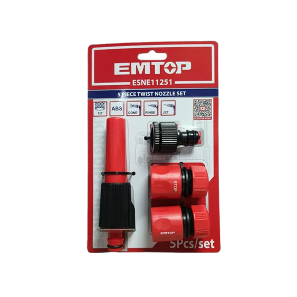 Emtop - 5 Piece Twist Nozzle Set- Model - ESNE11251