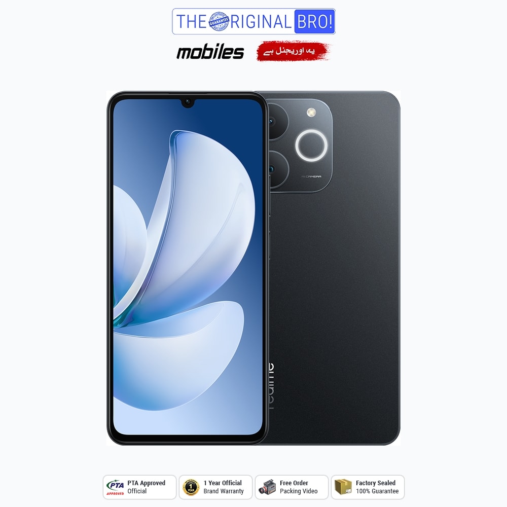Realme Note 70 | 6GB - 128GB | PTA Approved | 1 Year Official Warranty | Factory Sealed | The Original Bro Mobiles