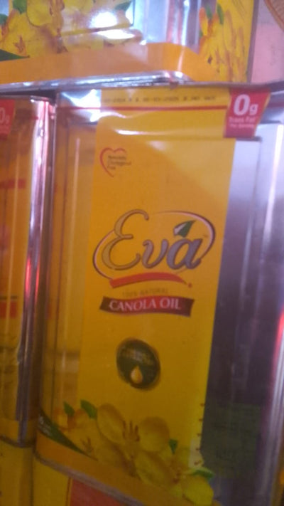 EVA - Canola Cooking Oil - 16 Liters - Tin Can