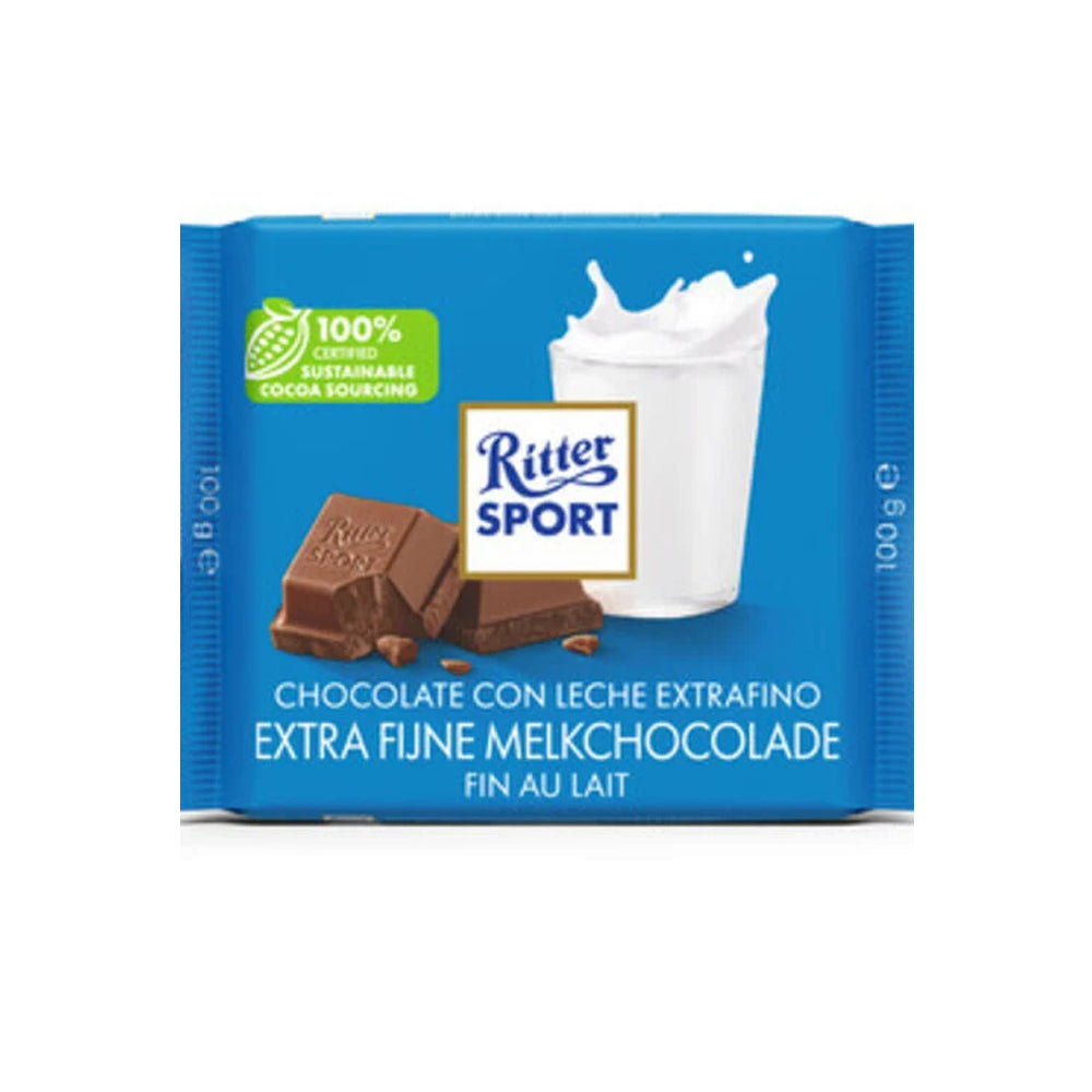 Ritter Sport - Extra Fine Milk Chocolate - 100g